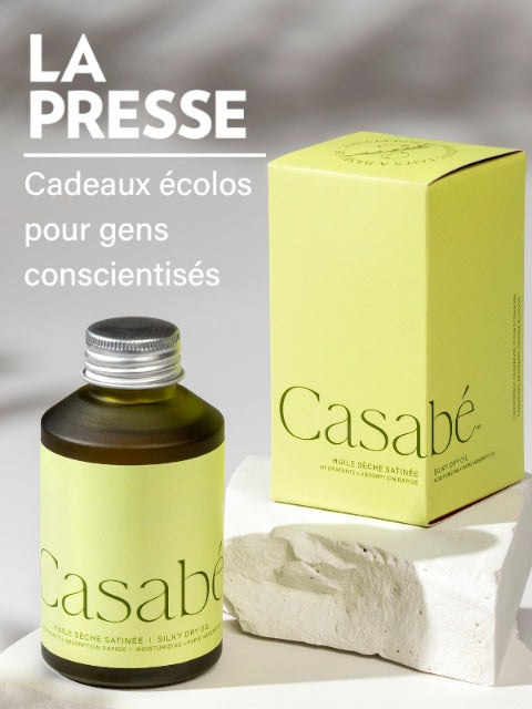 Huile sèche Casabé dans La Presse 