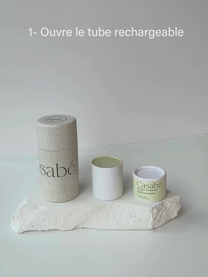 Refillable Tube - Natural Deodorant with Magnesium